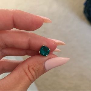 Chloe + Isabel emerald stud earrings